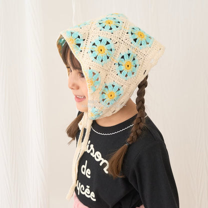 日本直送 Lycee mine 鉤針編織頭巾 手飾/髮飾系列 帽系列