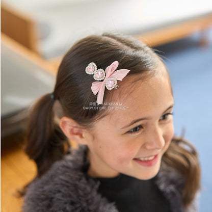 日本直送 Lycee mine 絲帶閃亮髮夾 手飾/髮飾系列