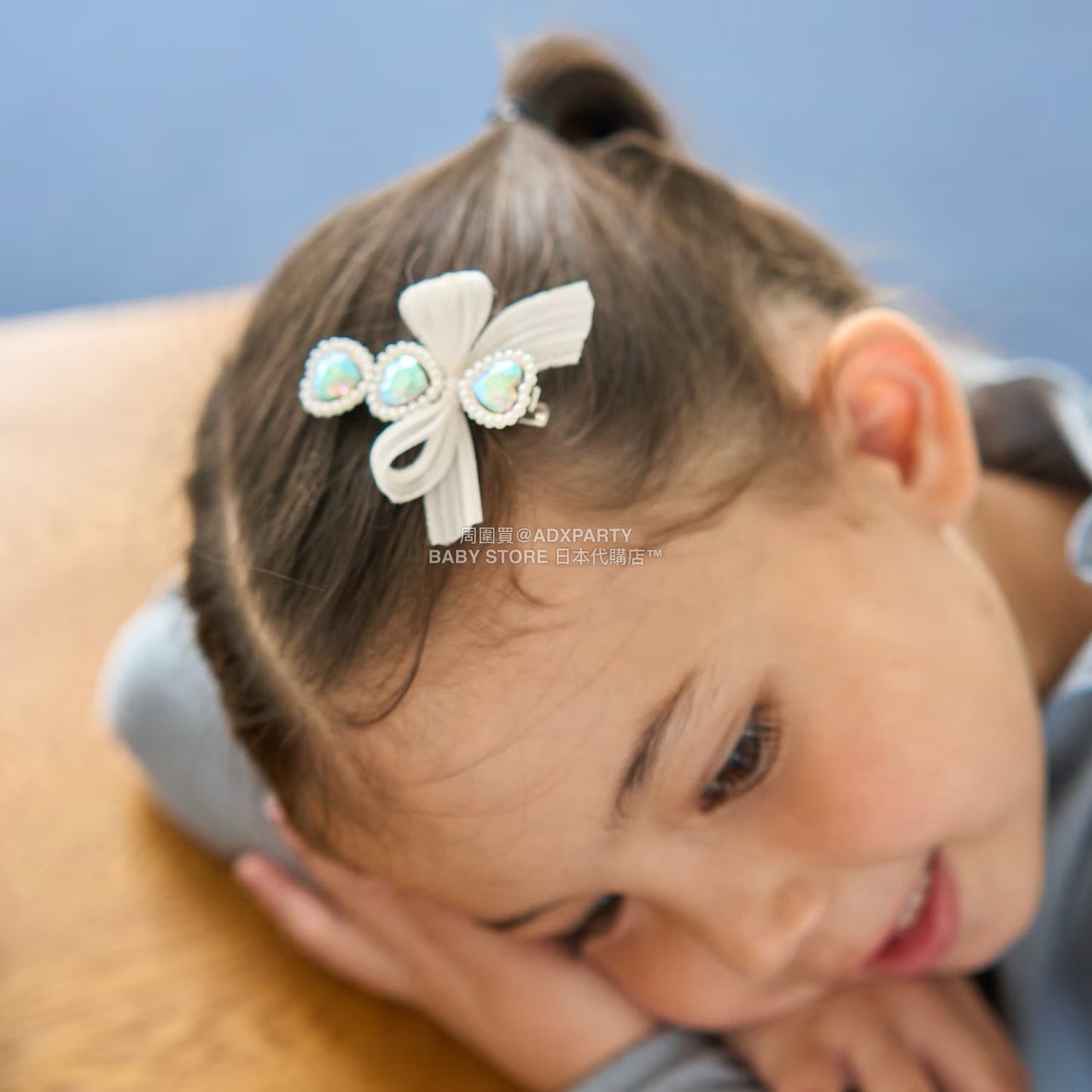 日本直送 Lycee mine 絲帶閃亮髮夾 手飾/髮飾系列