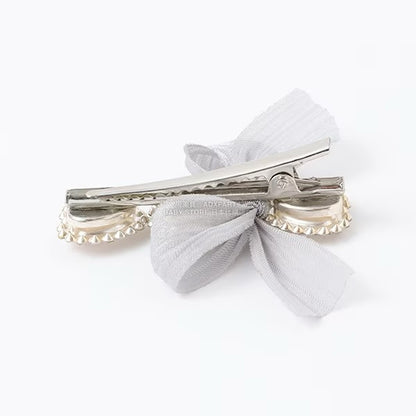 日本直送 Lycee mine 絲帶閃亮髮夾 手飾/髮飾系列