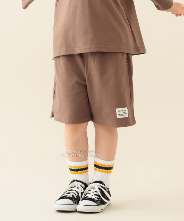 日本童裝 BEAMS mini 藍球風上衣短褲兩件套裝 90-150cm 男童款/女童款 秋冬季 TOPS 聖誕紅/新年紅