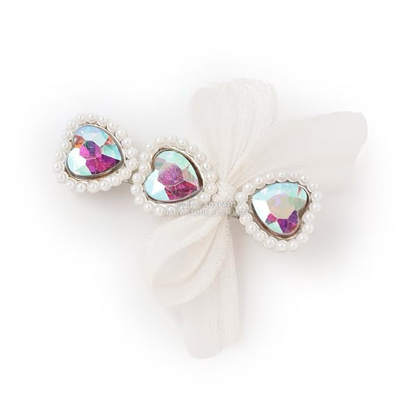 日本直送 Lycee mine 絲帶閃亮髮夾 手飾/髮飾系列