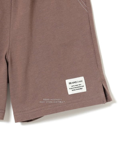 日本童裝 BEAMS mini 藍球風上衣短褲兩件套裝 90-150cm 男童款/女童款 秋冬季 TOPS 聖誕紅/新年紅