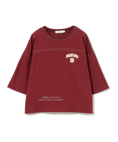 日本童裝 BEAMS mini 藍球風上衣短褲兩件套裝 90-150cm 男童款/女童款 秋冬季 TOPS 聖誕紅/新年紅