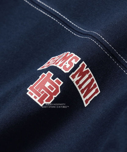 日本童裝 BEAMS mini 藍球風上衣短褲兩件套裝 90-150cm 男童款/女童款 秋冬季 TOPS 聖誕紅/新年紅