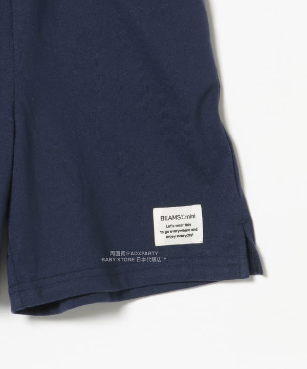 日本童裝 BEAMS mini 藍球風上衣短褲兩件套裝 90-150cm 男童款/女童款 秋冬季 TOPS 聖誕紅/新年紅