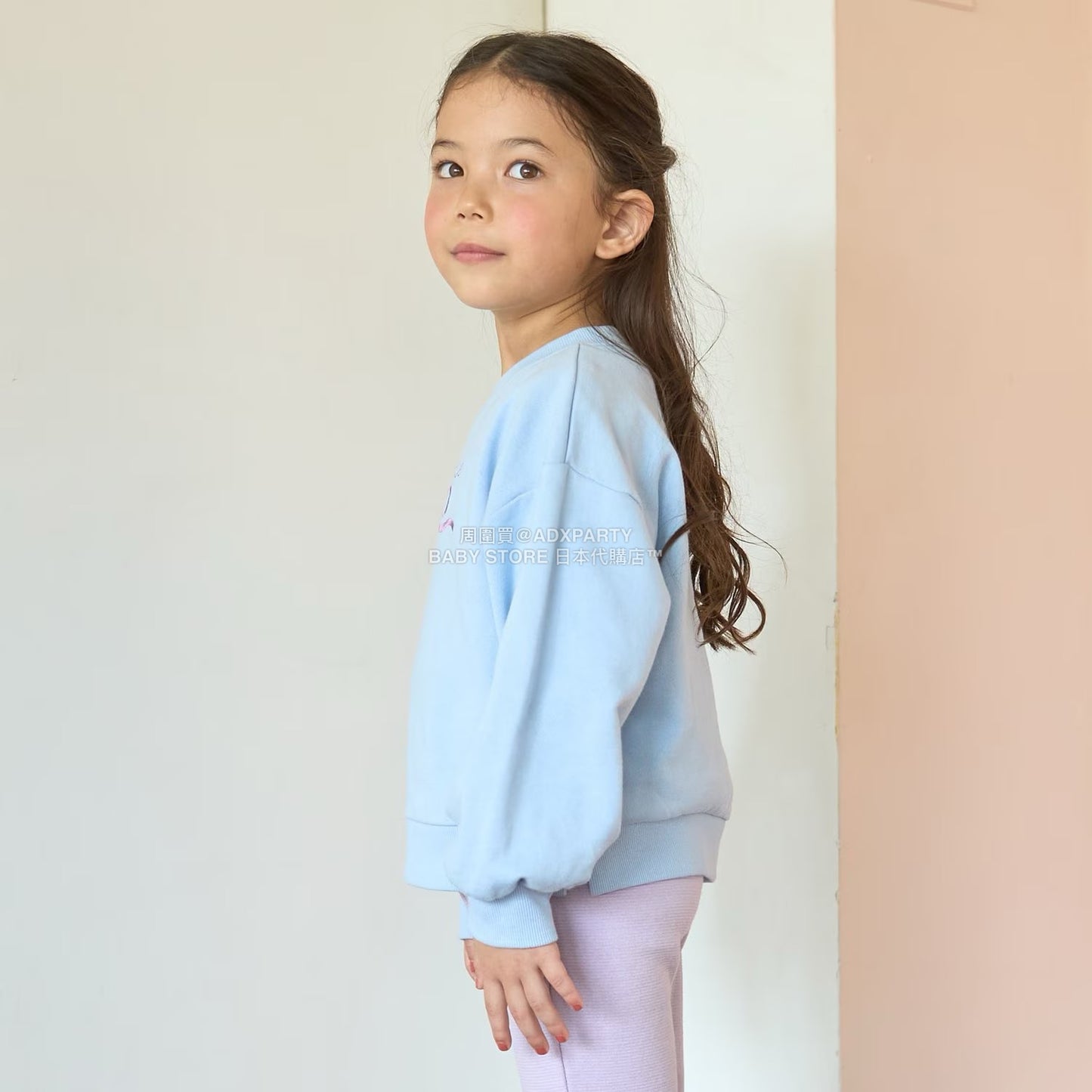 日本童裝 Ly# mine 蝴蝶結刺繡衛衣 100-150cm 女童款 秋季 TOPS