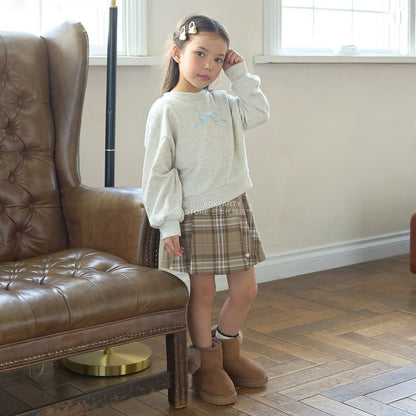 日本童裝 Ly# mine 蝴蝶結刺繡衛衣 100-150cm 女童款 秋季 TOPS