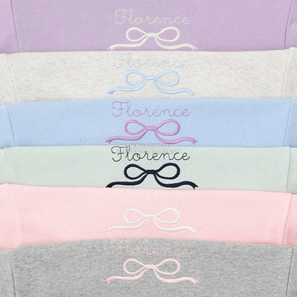 日本童裝 Ly# mine 蝴蝶結刺繡衛衣 100-150cm 女童款 秋季 TOPS