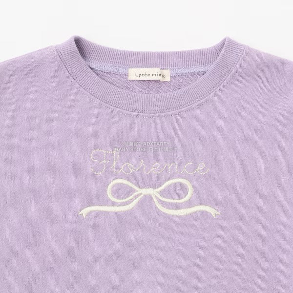 日本童裝 Ly# mine 蝴蝶結刺繡衛衣 100-150cm 女童款 秋季 TOPS