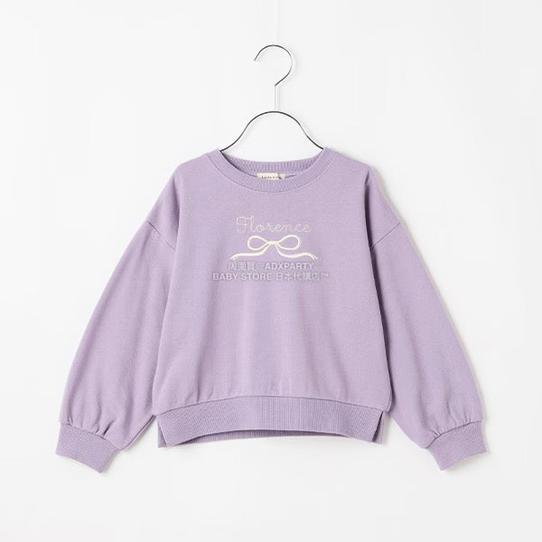 日本童裝 Ly# mine 蝴蝶結刺繡衛衣 100-150cm 女童款 秋季 TOPS