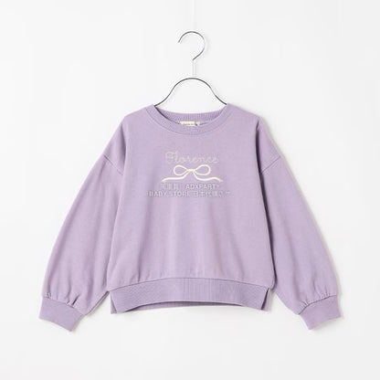 日本童裝 Ly# mine 蝴蝶結刺繡衛衣 100-150cm 女童款 秋季 TOPS