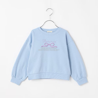 日本童裝 Ly# mine 蝴蝶結刺繡衛衣 100-150cm 女童款 秋季 TOPS