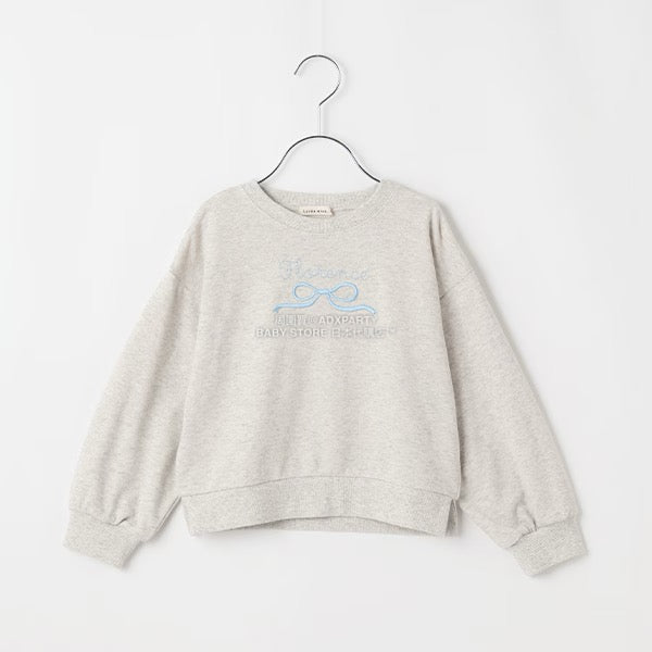 日本童裝 Ly# mine 蝴蝶結刺繡衛衣 100-150cm 女童款 秋季 TOPS