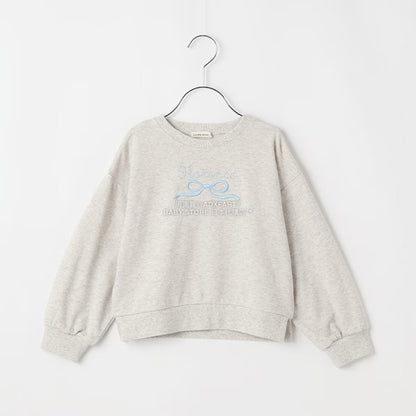 日本童裝 Ly# mine 蝴蝶結刺繡衛衣 100-150cm 女童款 秋季 TOPS