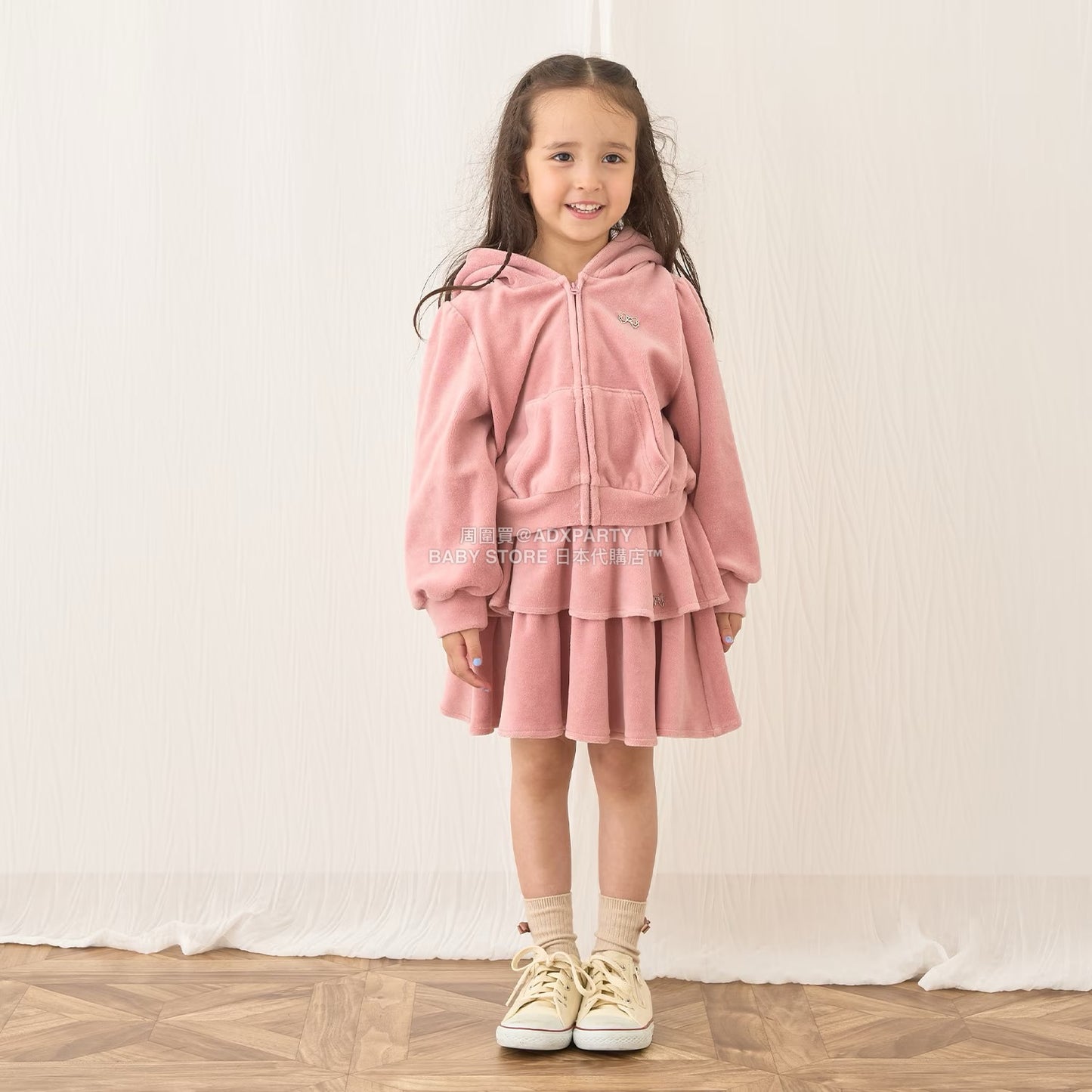 日本童裝 Ly# mine 天鵝絨蛋糕裙 100-150cm 女童款 秋季 SKIRTS