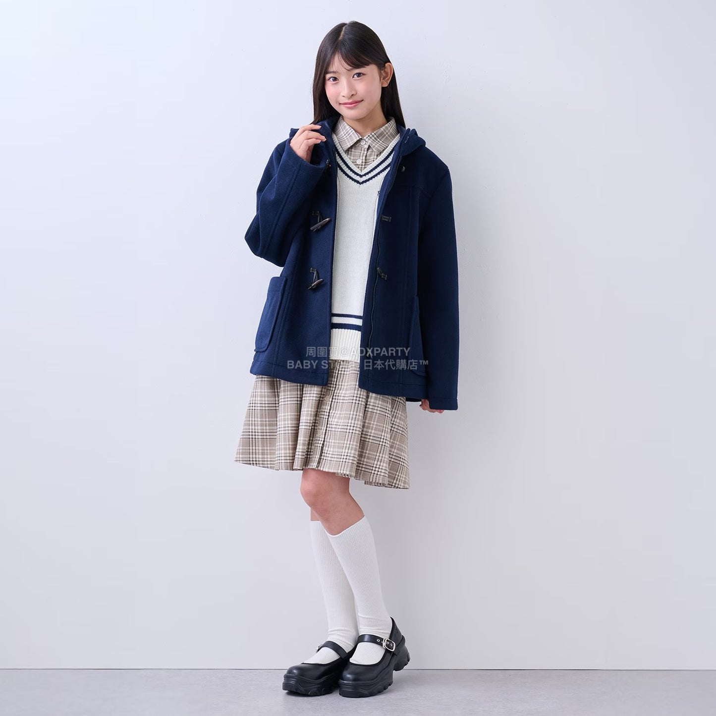 日本直送 pom ponette junior 福袋6點 140-165cm 女童款 2026年日本新春福袋 福袋不參與$900免運 滿$900可加$25免運【日本預售：2026年1月1日】