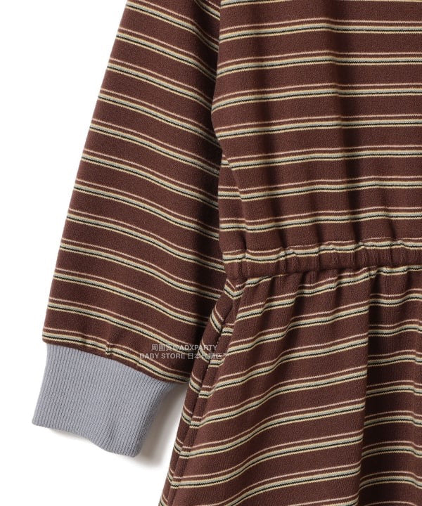 日本童裝 BEAMS mini 間條連身裙 90-140cm 女童款 秋冬季 DRESSES