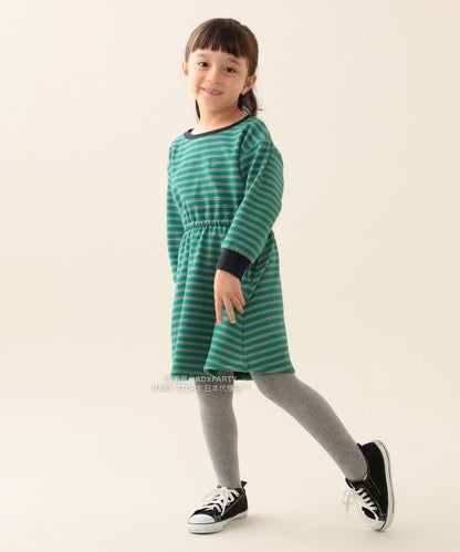 日本童裝 BEAMS mini 間條連身裙 90-140cm 女童款 秋冬季 DRESSES
