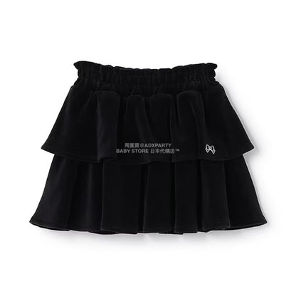 日本童裝 Ly# mine 天鵝絨蛋糕裙 100-150cm 女童款 秋季 SKIRTS
