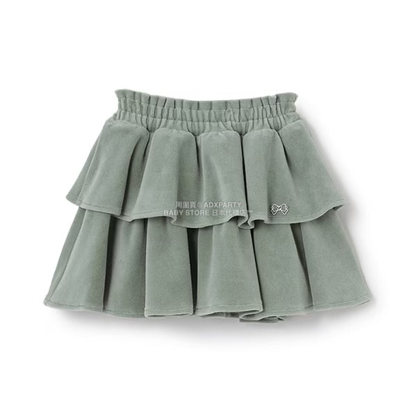 日本童裝 Ly# mine 天鵝絨蛋糕裙 100-150cm 女童款 秋季 SKIRTS