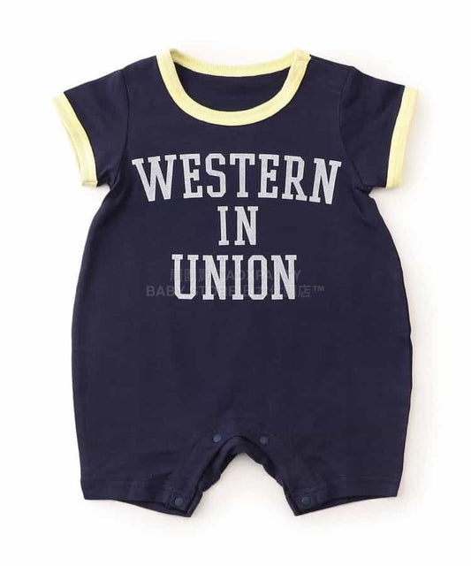 日本童裝 BREEZE 印花連衣 70-80cm 男童款 初生嬰兒 夏季 Jumpsuit