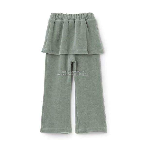日本童裝 Ly# mine 天鵝絨喇叭褲連裙 100-150cm 女童款 秋季 SKIRTS PANTS