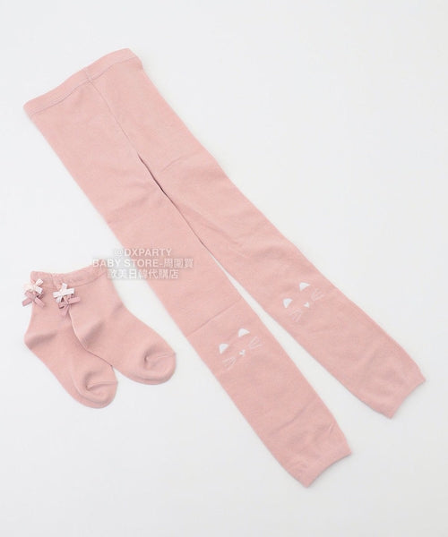 日本童裝 aF#a325 襪褲連襪一套 15-23cm 女童款 秋季 PANTS 襪系列