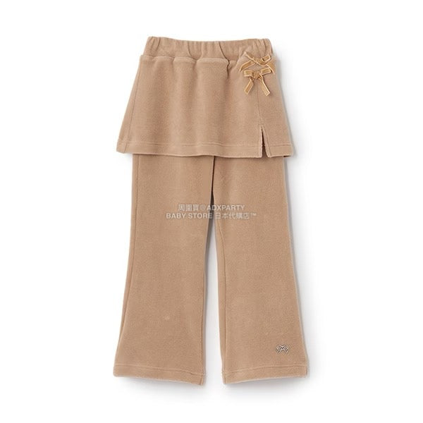 日本童裝 Ly# mine 天鵝絨喇叭褲連裙 100-150cm 女童款 秋季 SKIRTS PANTS