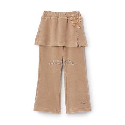 日本童裝 Ly# mine 天鵝絨喇叭褲連裙 100-150cm 女童款 秋季 SKIRTS PANTS