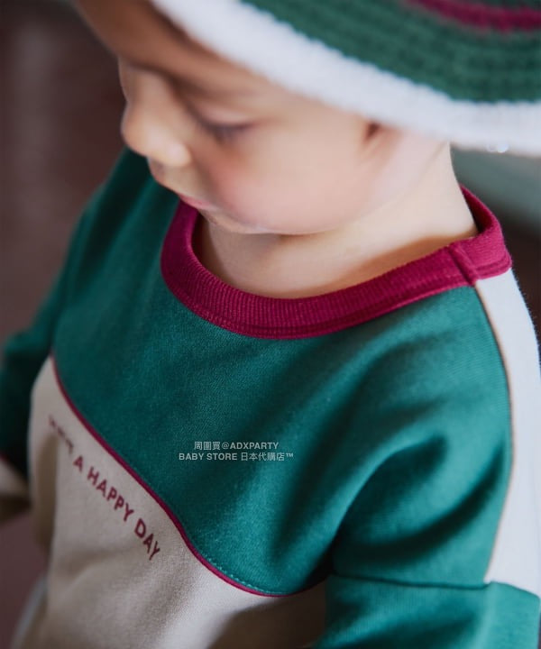 日本童裝  B:MING by BEAMS 拼色衛衣 100-140cm 男童款 秋冬季 TOPS