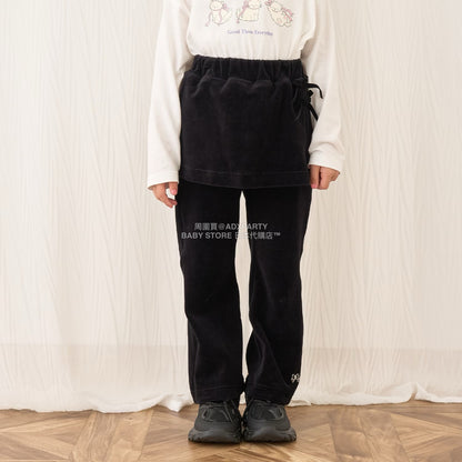 日本童裝 Ly# mine 天鵝絨喇叭褲連裙 100-150cm 女童款 秋季 SKIRTS PANTS