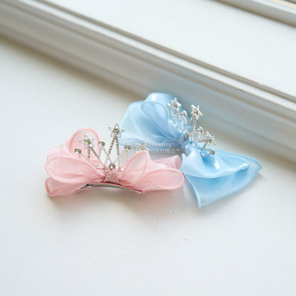 日本直送 Lycee mine 大絲帶皇冠髮夾 手飾/髮飾系列