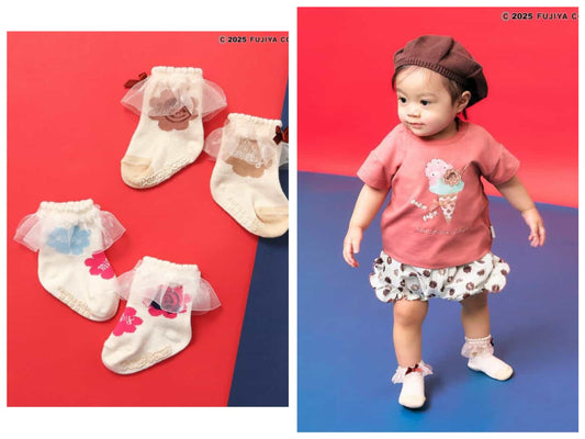 SERAPH x Peko &amp; Poko Socks (7-12cm) - Direct from Japan 