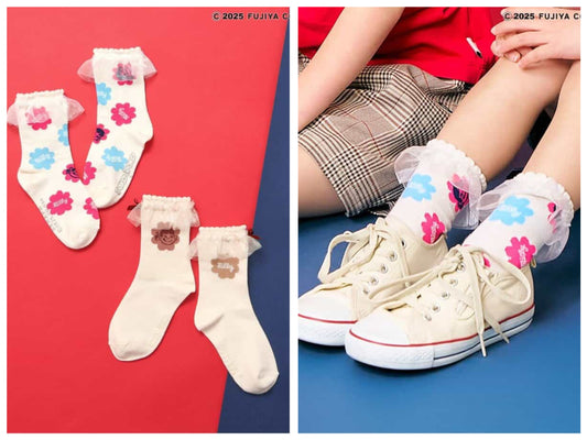 SERAPH x Peko &amp; Poko Socks (1 pair, 13-21cm) Direct from Japan 