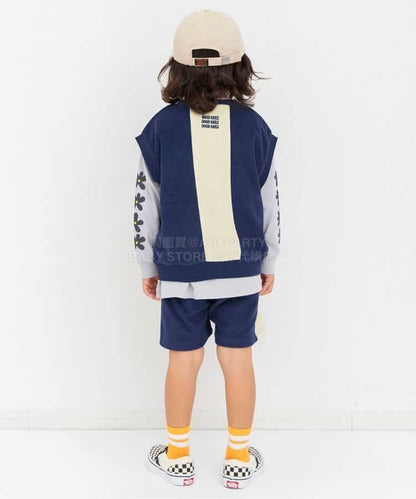 日本童裝 BREEZE 毛巾料背心 90-150cm 男童款 夏季 TOPS