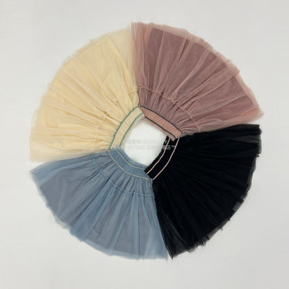 日本童裝 Ly# mine 皺褶薄紗裙 100-150cm 女童款 秋季 SKIRTS