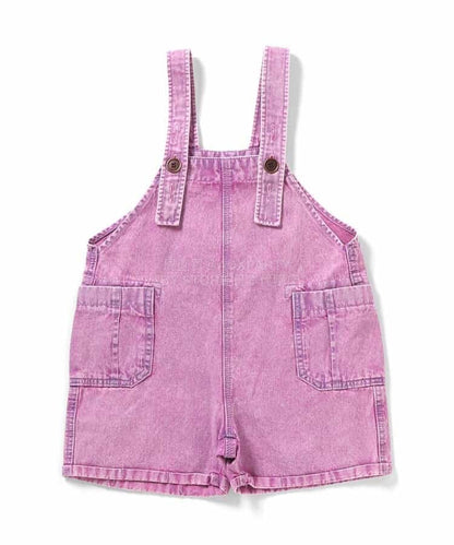 日本童裝 BREEZE 牛仔背帶褲 80-130cm 女童款 夏季 Jumpsuit