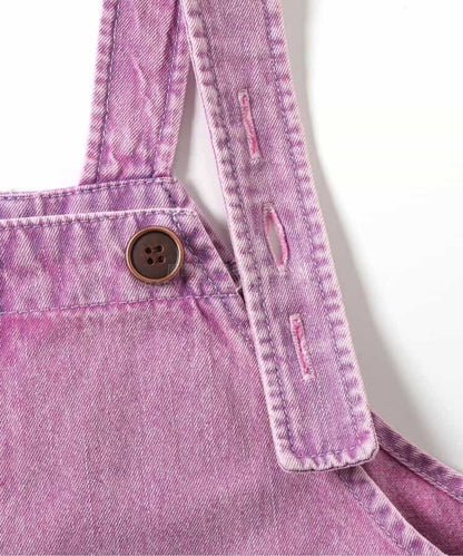 日本童裝 BREEZE 牛仔背帶褲 80-130cm 女童款 夏季 Jumpsuit