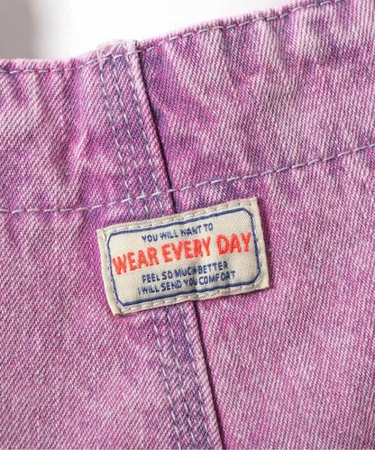 日本童裝 BREEZE 牛仔背帶褲 80-130cm 女童款 夏季 Jumpsuit