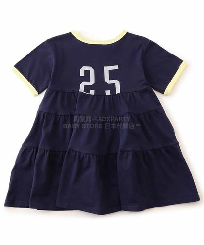 日本童裝 BREEZE 字母印花連身裙 80-140cm 女童款 夏季 DRESSES