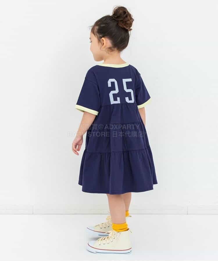 日本童裝 BREEZE 字母印花連身裙 80-140cm 女童款 夏季 DRESSES