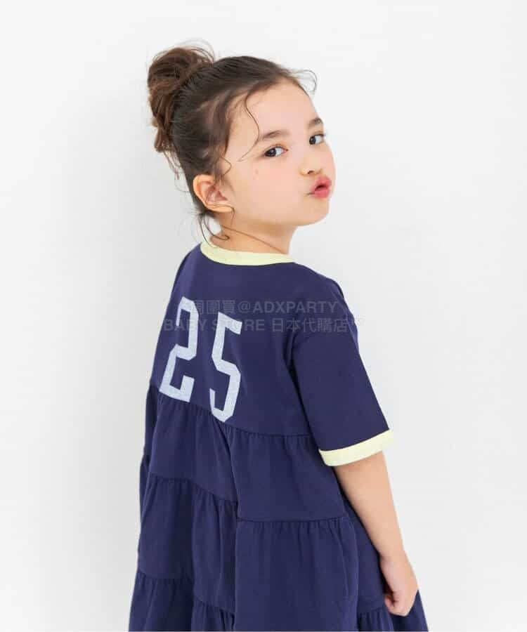 日本童裝 BREEZE 字母印花連身裙 80-140cm 女童款 夏季 DRESSES