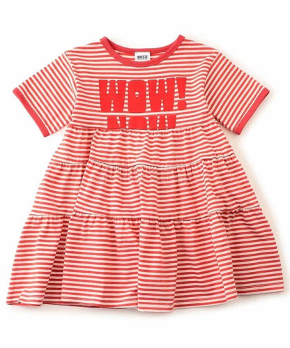 日本童裝 BREEZE 字母印花連身裙 80-140cm 女童款 夏季 DRESSES