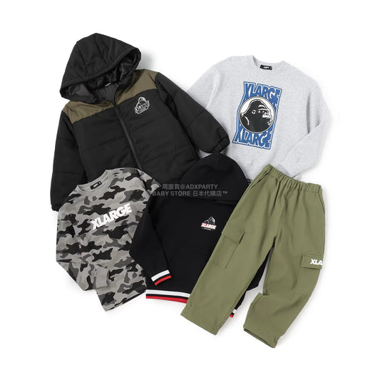 日本直送 XLARGE KIDS 福袋5點 90-140cm 男童款 2026年日本新春福袋 福袋不參與$900免運 滿$900可加$25免運【日本預售：2026年1月1日】
