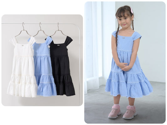 Japanese children's clothing Ly# mine suspender dress 100-150cm girls spring and summer dresses 