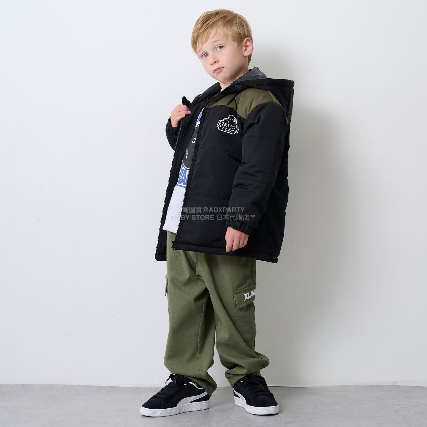 日本直送 XLARGE KIDS 福袋5點 90-140cm 男童款 2026年日本新春福袋 福袋不參與$900免運 滿$900可加$25免運【日本預售：2026年1月1日】