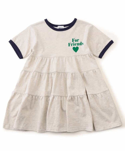 日本童裝 BREEZE 字母印花連身裙 80-140cm 女童款 夏季 DRESSES