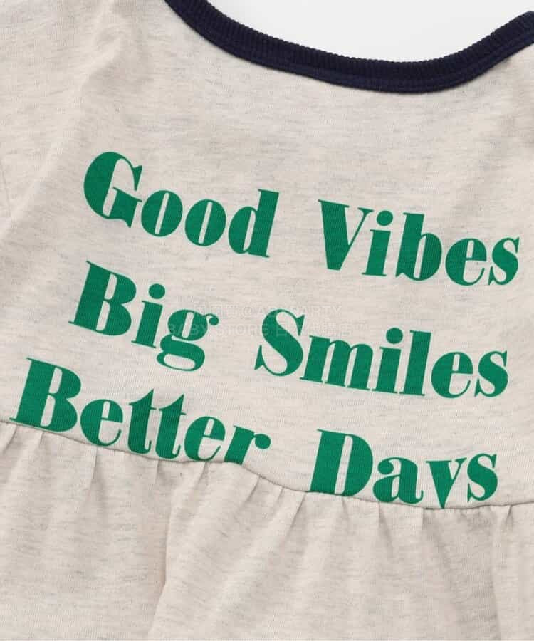 日本童裝 BREEZE 字母印花連身裙 80-140cm 女童款 夏季 DRESSES