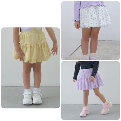 Japanese children's clothing Ly# mine bubble skirt 100-150cm girls spring and summer SKIRTS 